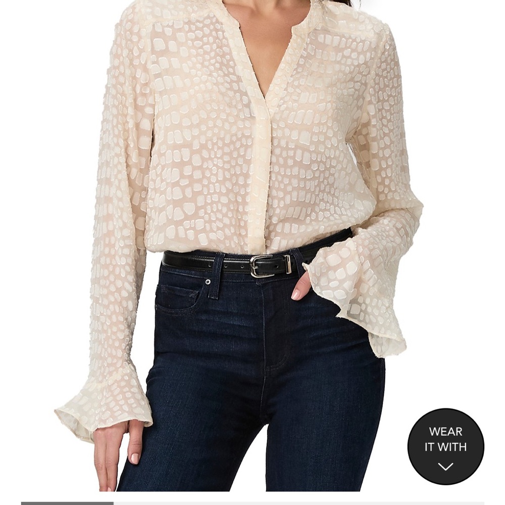 Paige Pepita Blouse
